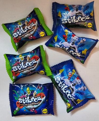 Lidl stikeez 6 figuren - -, ovp